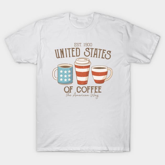 UNITED STATES OF COFFEE T-Shirt by Vintage Fandom